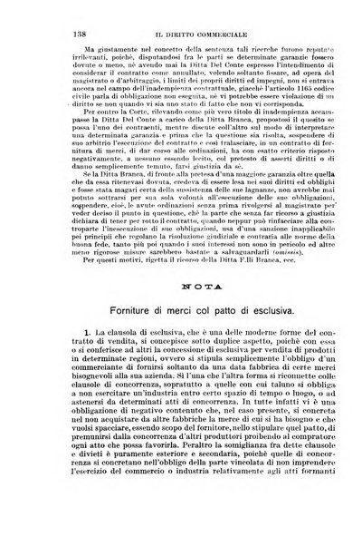 Il diritto commerciale rivista periodica e critica di giurisprudenza e legislazione