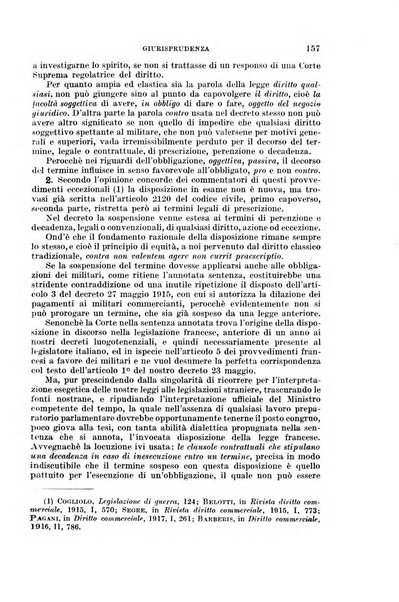 Il diritto commerciale rivista periodica e critica di giurisprudenza e legislazione