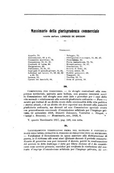 Il diritto commerciale rivista periodica e critica di giurisprudenza e legislazione