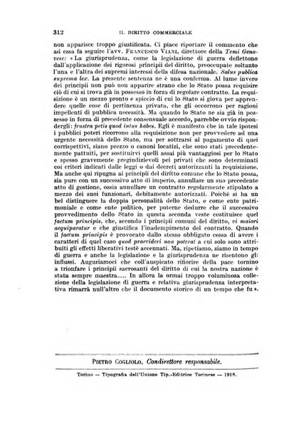 Il diritto commerciale rivista periodica e critica di giurisprudenza e legislazione