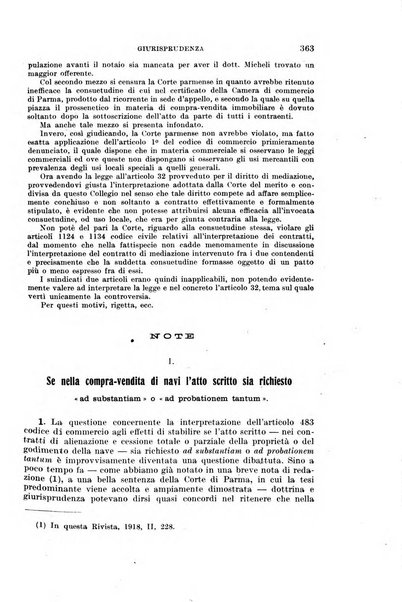 Il diritto commerciale rivista periodica e critica di giurisprudenza e legislazione