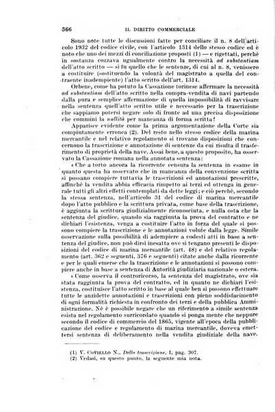 Il diritto commerciale rivista periodica e critica di giurisprudenza e legislazione