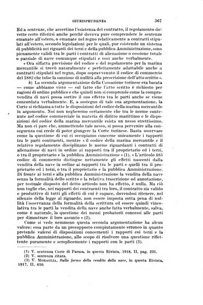 Il diritto commerciale rivista periodica e critica di giurisprudenza e legislazione