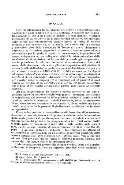 Il diritto commerciale rivista periodica e critica di giurisprudenza e legislazione