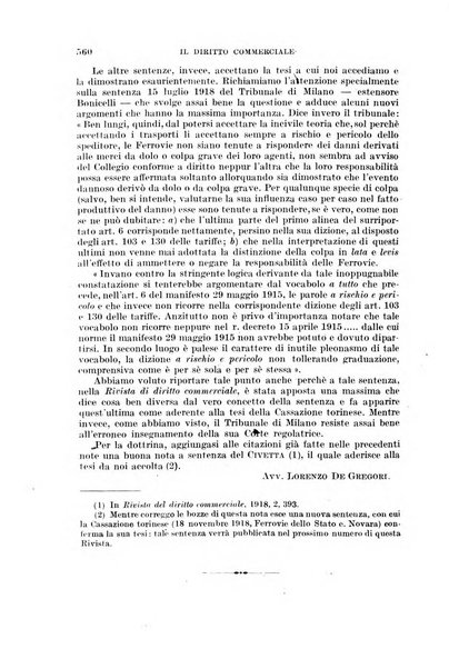 Il diritto commerciale rivista periodica e critica di giurisprudenza e legislazione