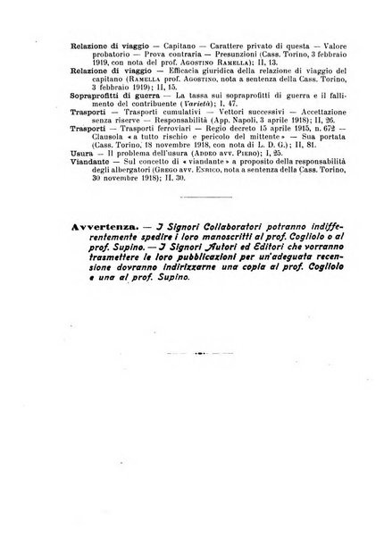 Il diritto commerciale rivista periodica e critica di giurisprudenza e legislazione