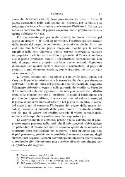 Il diritto commerciale rivista periodica e critica di giurisprudenza e legislazione