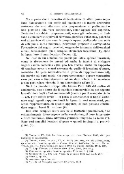 Il diritto commerciale rivista periodica e critica di giurisprudenza e legislazione