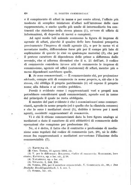 Il diritto commerciale rivista periodica e critica di giurisprudenza e legislazione