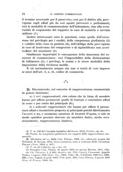 Il diritto commerciale rivista periodica e critica di giurisprudenza e legislazione