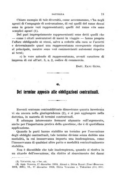 Il diritto commerciale rivista periodica e critica di giurisprudenza e legislazione