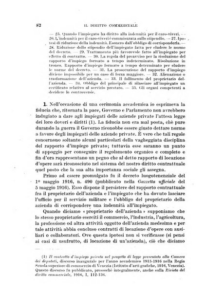 Il diritto commerciale rivista periodica e critica di giurisprudenza e legislazione