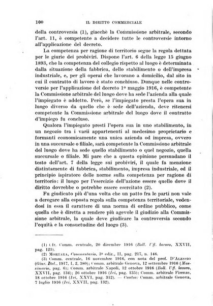 Il diritto commerciale rivista periodica e critica di giurisprudenza e legislazione