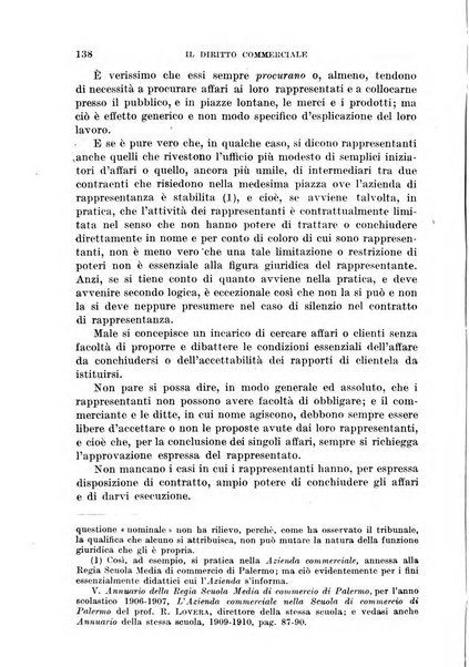 Il diritto commerciale rivista periodica e critica di giurisprudenza e legislazione