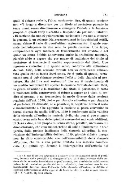 Il diritto commerciale rivista periodica e critica di giurisprudenza e legislazione