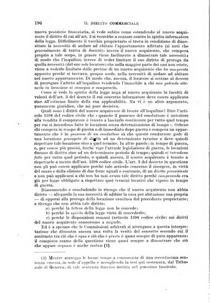 Il diritto commerciale rivista periodica e critica di giurisprudenza e legislazione