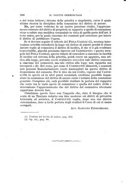 Il diritto commerciale rivista periodica e critica di giurisprudenza e legislazione