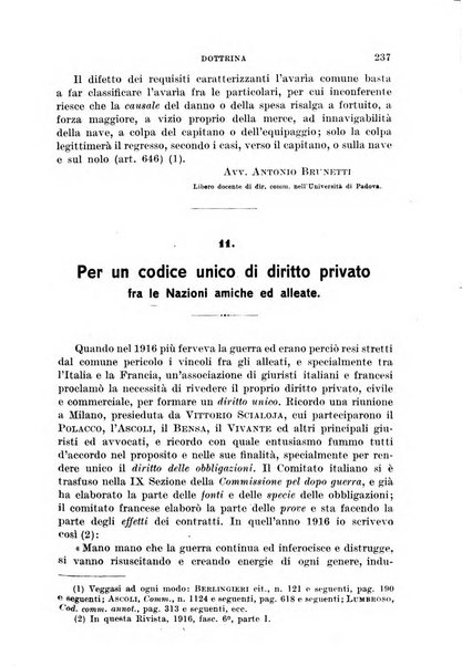 Il diritto commerciale rivista periodica e critica di giurisprudenza e legislazione