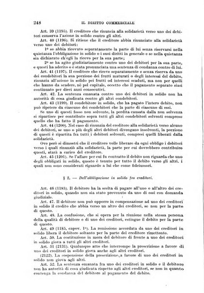 Il diritto commerciale rivista periodica e critica di giurisprudenza e legislazione