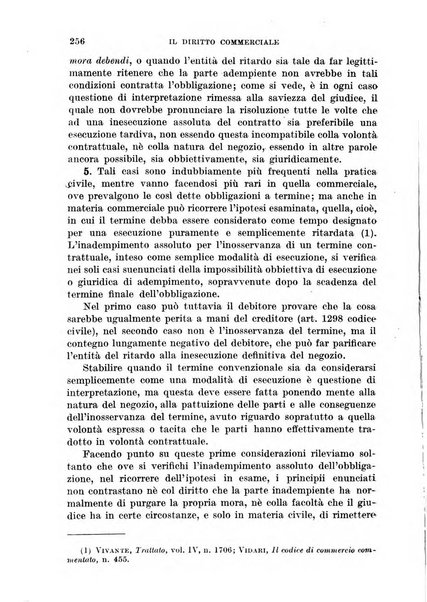 Il diritto commerciale rivista periodica e critica di giurisprudenza e legislazione