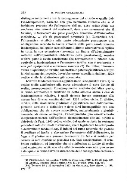 Il diritto commerciale rivista periodica e critica di giurisprudenza e legislazione