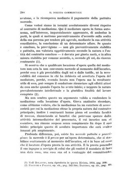 Il diritto commerciale rivista periodica e critica di giurisprudenza e legislazione