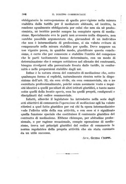 Il diritto commerciale rivista periodica e critica di giurisprudenza e legislazione