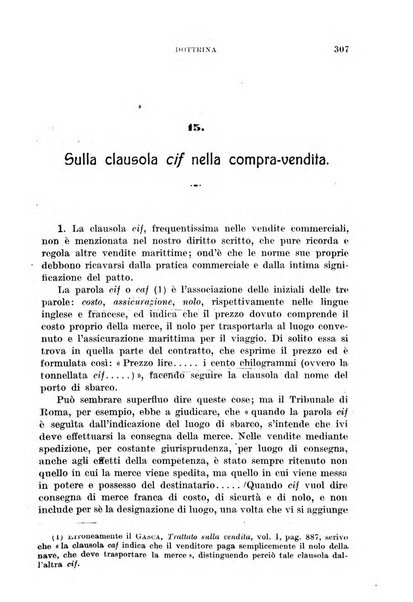 Il diritto commerciale rivista periodica e critica di giurisprudenza e legislazione