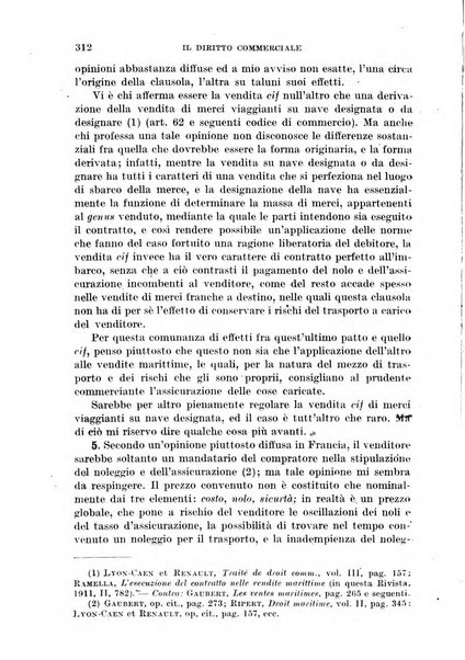 Il diritto commerciale rivista periodica e critica di giurisprudenza e legislazione