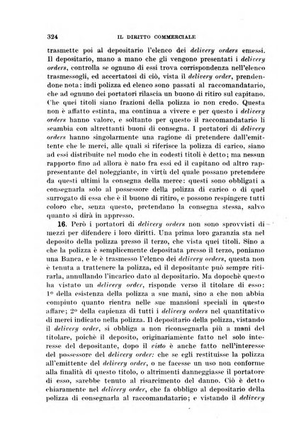 Il diritto commerciale rivista periodica e critica di giurisprudenza e legislazione