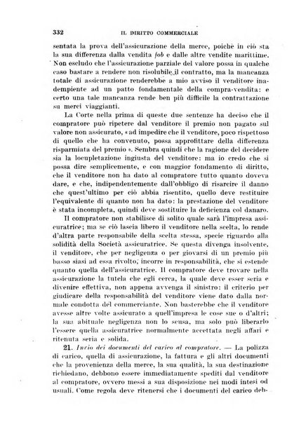 Il diritto commerciale rivista periodica e critica di giurisprudenza e legislazione