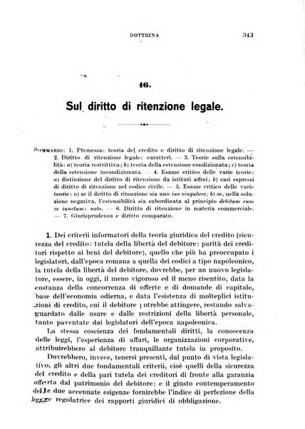 Il diritto commerciale rivista periodica e critica di giurisprudenza e legislazione