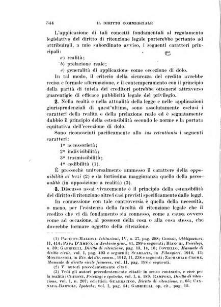 Il diritto commerciale rivista periodica e critica di giurisprudenza e legislazione