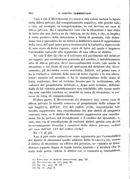 Il diritto commerciale rivista periodica e critica di giurisprudenza e legislazione