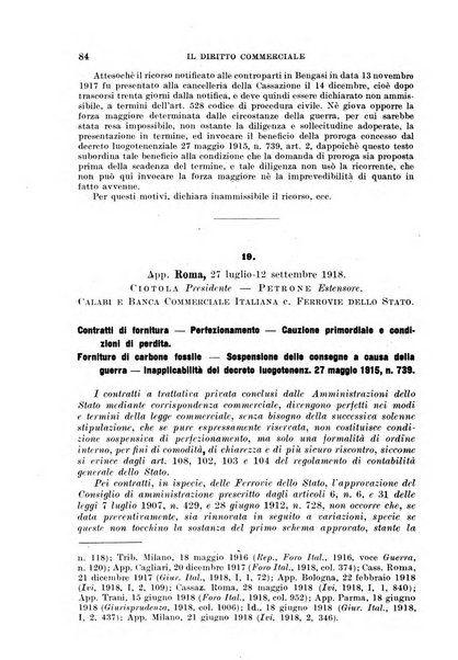 Il diritto commerciale rivista periodica e critica di giurisprudenza e legislazione