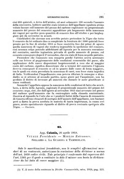 Il diritto commerciale rivista periodica e critica di giurisprudenza e legislazione