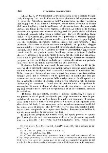 Il diritto commerciale rivista periodica e critica di giurisprudenza e legislazione