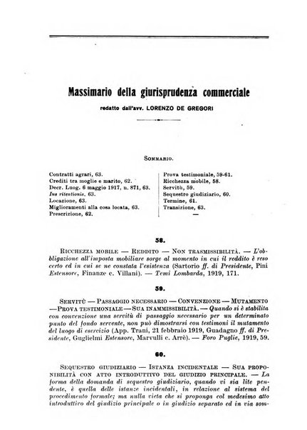 Il diritto commerciale rivista periodica e critica di giurisprudenza e legislazione