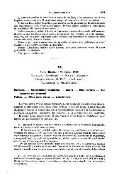 Il diritto commerciale rivista periodica e critica di giurisprudenza e legislazione