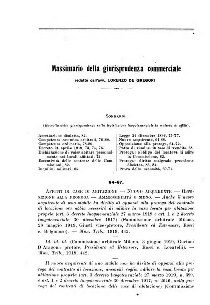 Il diritto commerciale rivista periodica e critica di giurisprudenza e legislazione