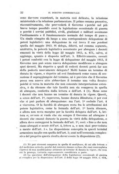 Il diritto commerciale rivista periodica e critica di giurisprudenza e legislazione