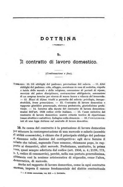 Il diritto commerciale rivista periodica e critica di giurisprudenza e legislazione