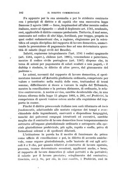 Il diritto commerciale rivista periodica e critica di giurisprudenza e legislazione