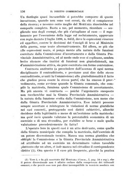 Il diritto commerciale rivista periodica e critica di giurisprudenza e legislazione