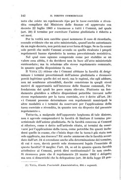 Il diritto commerciale rivista periodica e critica di giurisprudenza e legislazione