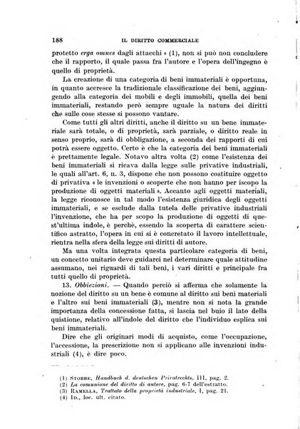 Il diritto commerciale rivista periodica e critica di giurisprudenza e legislazione