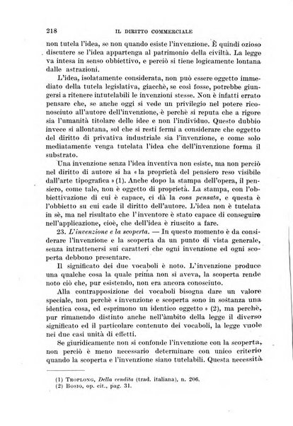 Il diritto commerciale rivista periodica e critica di giurisprudenza e legislazione