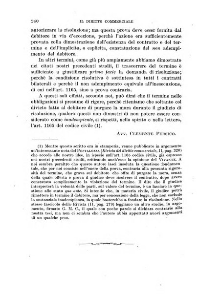 Il diritto commerciale rivista periodica e critica di giurisprudenza e legislazione