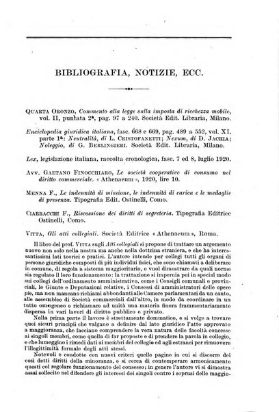 Il diritto commerciale rivista periodica e critica di giurisprudenza e legislazione