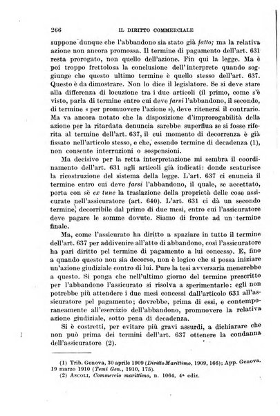 Il diritto commerciale rivista periodica e critica di giurisprudenza e legislazione